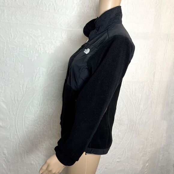 Black North Face Fleece Denali Jacket - Picture 2 of 8